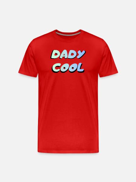 Dady Cool - T-shirt bio Premium Homme - rouge