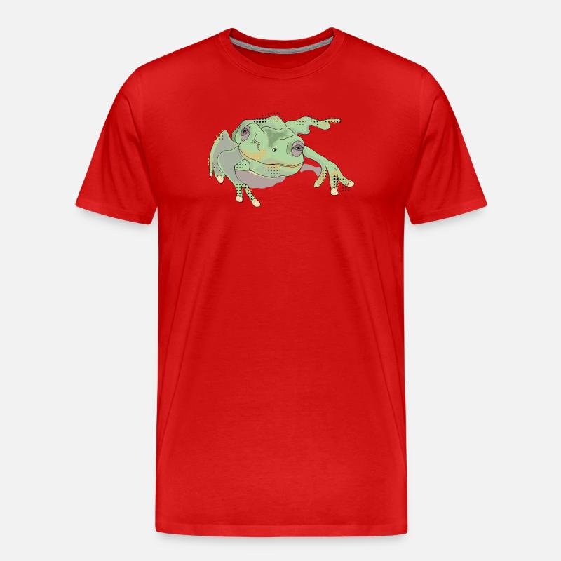 FROGGIE - T-shirt bio Premium Homme - rouge