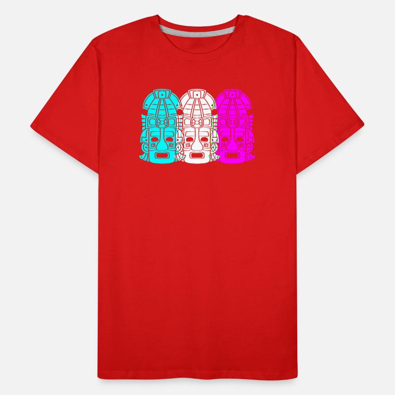 Calendrier maya aztèque Inca T-shirt bio Premium Homme