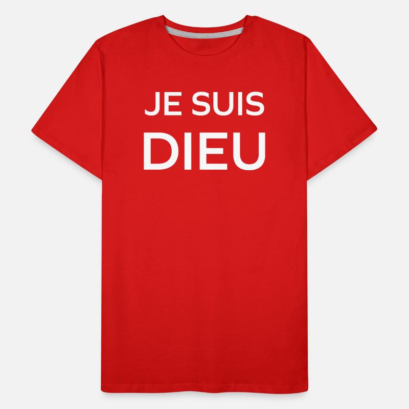 Ich bin Gott Männer Premium Bio T-Shirt