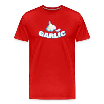 ail - T-shirt bio Premium Homme - rouge - Devant - Damien (186cm)