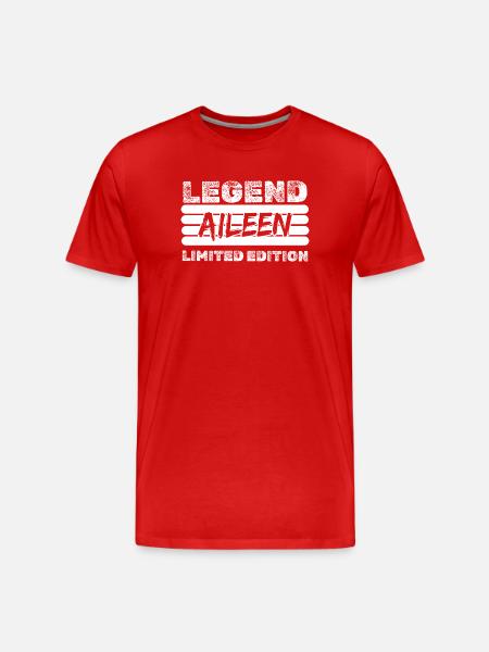 Gift for Aileen - Men's Premium Organic T-Shirt - red