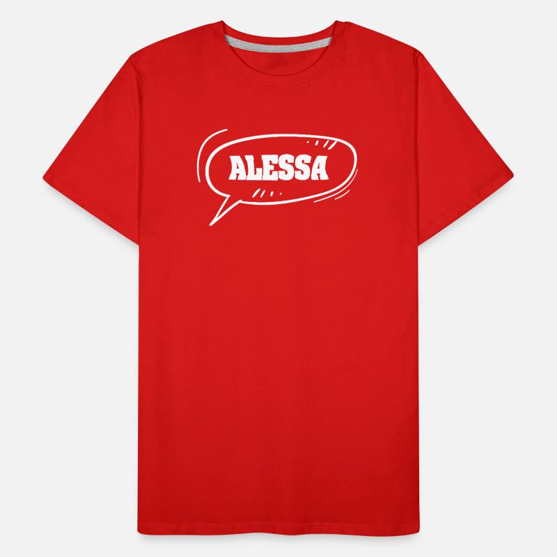 Comic Alessa T-shirt bio Premium Homme