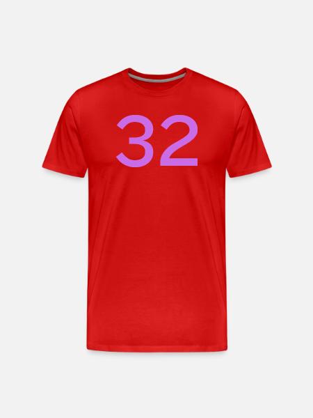 32 - T-shirt bio Premium Homme - rouge