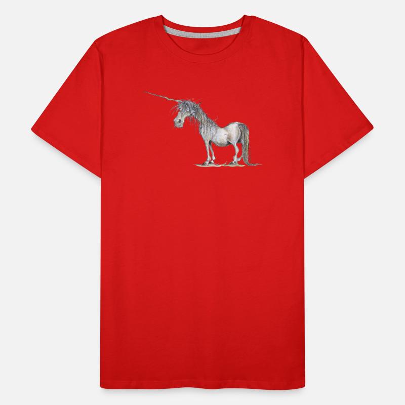 Das letzte Einhorn Männer Premium Bio T-Shirt