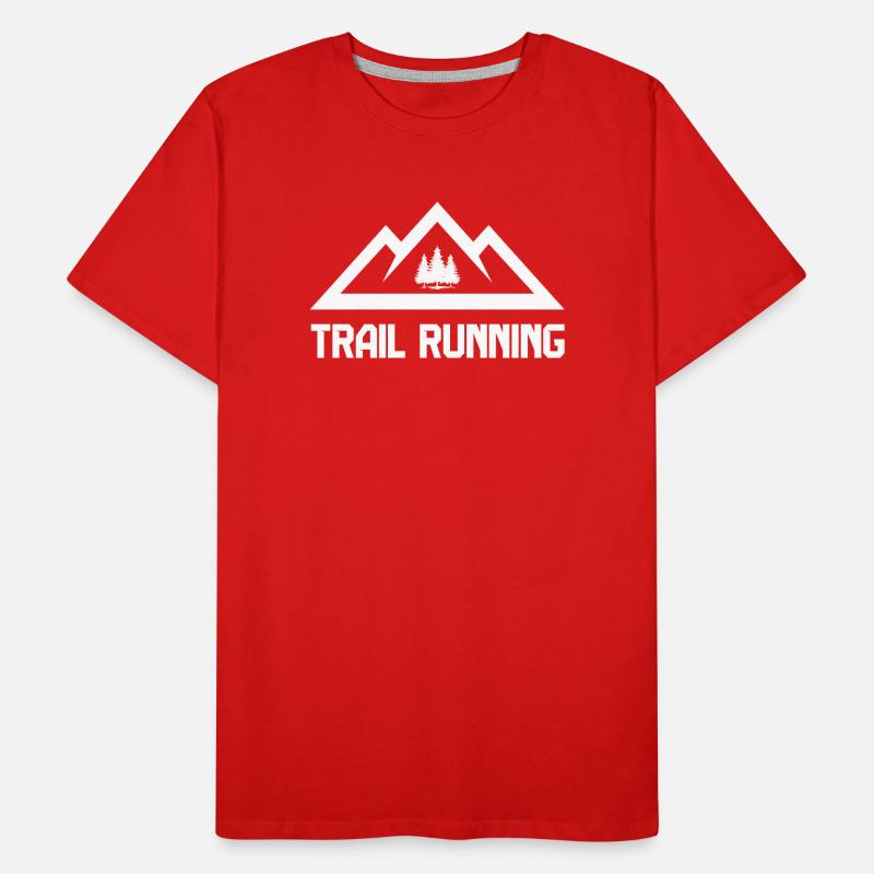 Course en sentier T-shirt bio Premium Homme