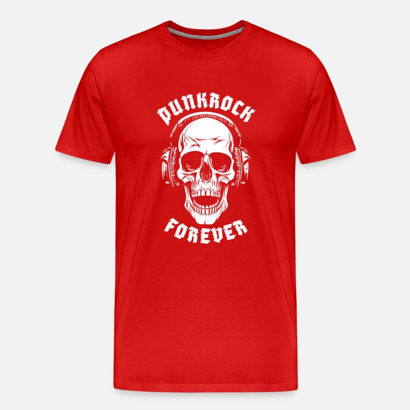 PUNK FOREVER - T-shirt bio Premium Homme - rouge