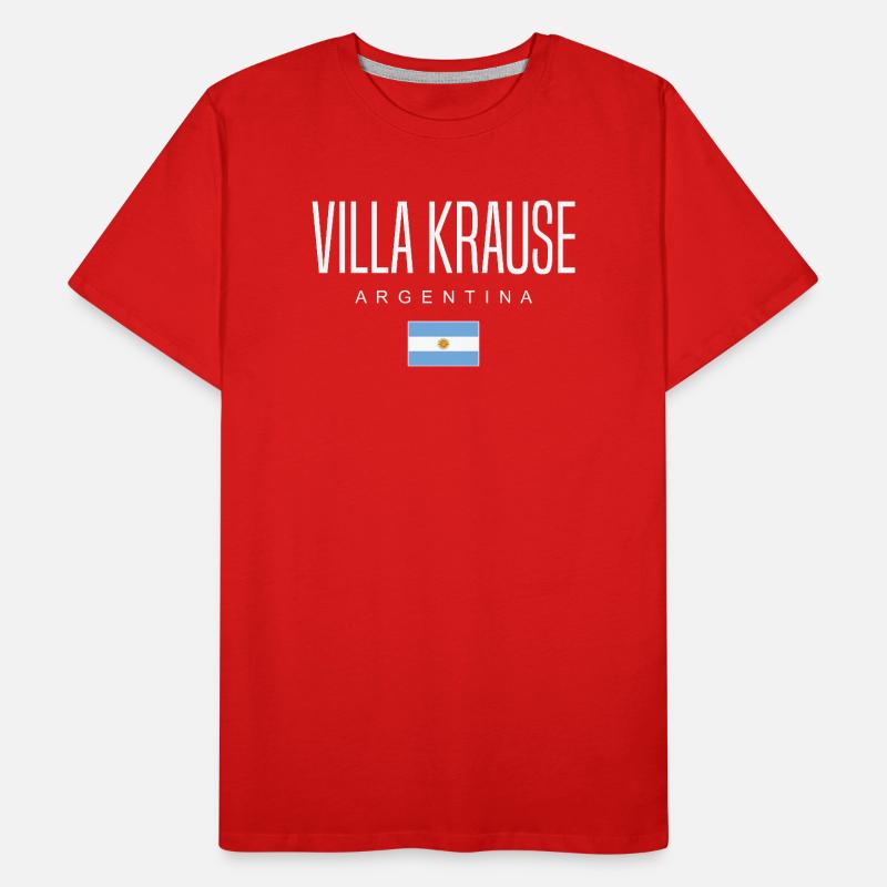 Villa Krause Argentine Argentin T-shirt bio Premium Homme