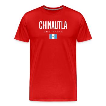 Chinautla Guatemala Guatemalteken - T-shirt bio Premium Homme - rouge - Devant - Damien (186cm)