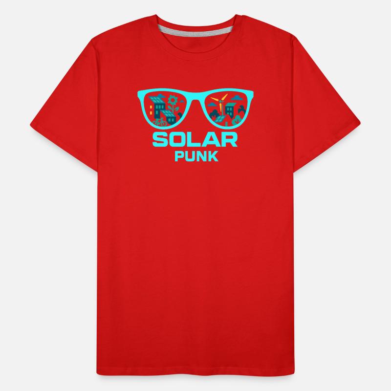 Solarpunk Vision T-shirt bio Premium Homme