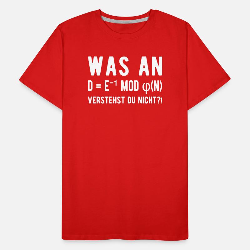 Informatiker Informatik Student Programmierer  Männer Premium Bio T-Shirt