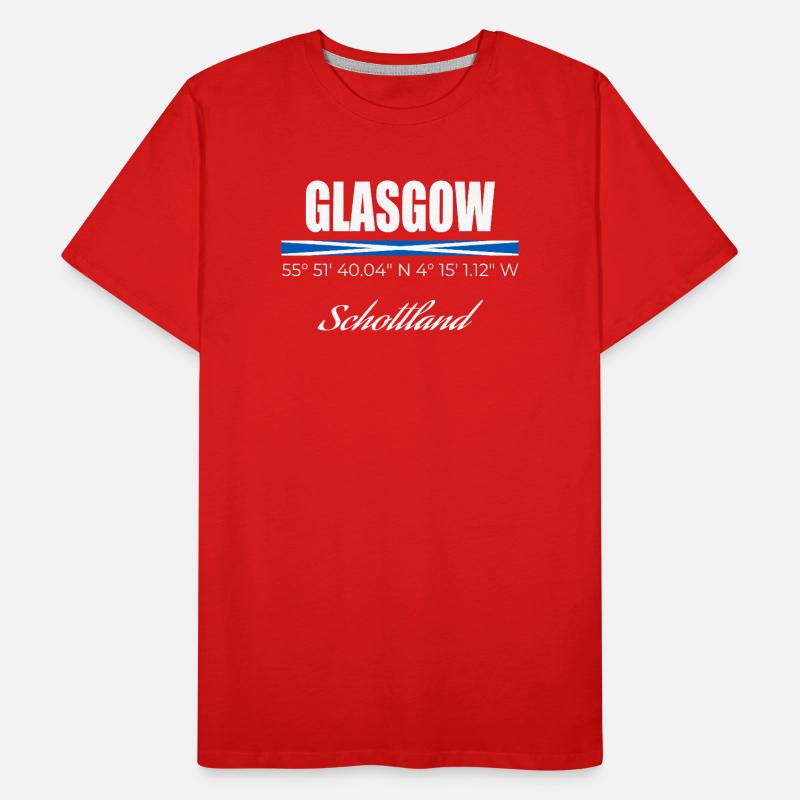 Glasgow T-shirt bio Premium Homme