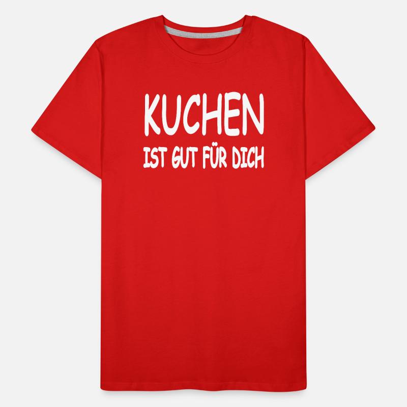 Kuchen Männer Premium Bio T-Shirt