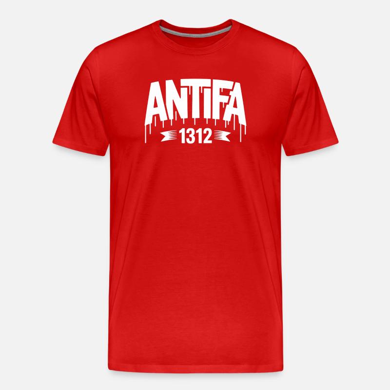 Antifa 1312 - Antifa Tee - T-shirt bio Premium Homme - rouge