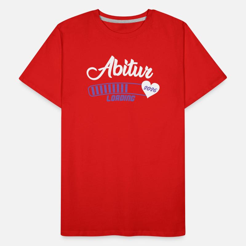 Abitur 2026 Loading Herz Männer Premium Bio T-Shirt