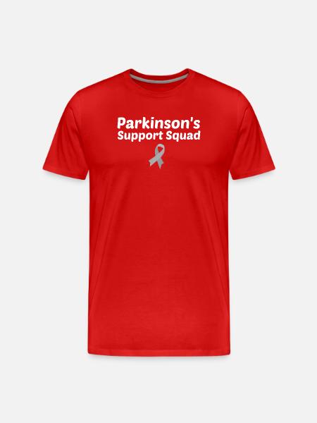 Parkinson-Unterstützungstrupp - Männer Premium Bio T-Shirt - Rot