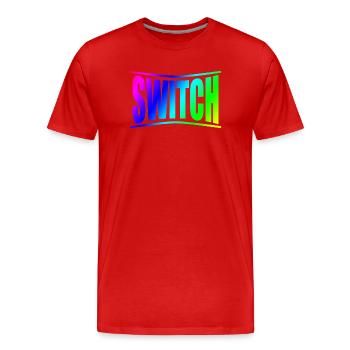 Swich BDSM Bondage Disziplinen - Männer Premium Bio T-Shirt - Rot - Vorne - Damien (186cm)