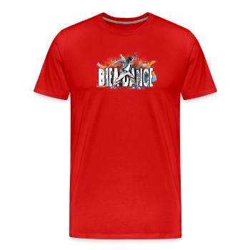 Breakdance Breakdancer Bboy - T-shirt bio Premium Homme - rouge - Devant - Damien (186cm)