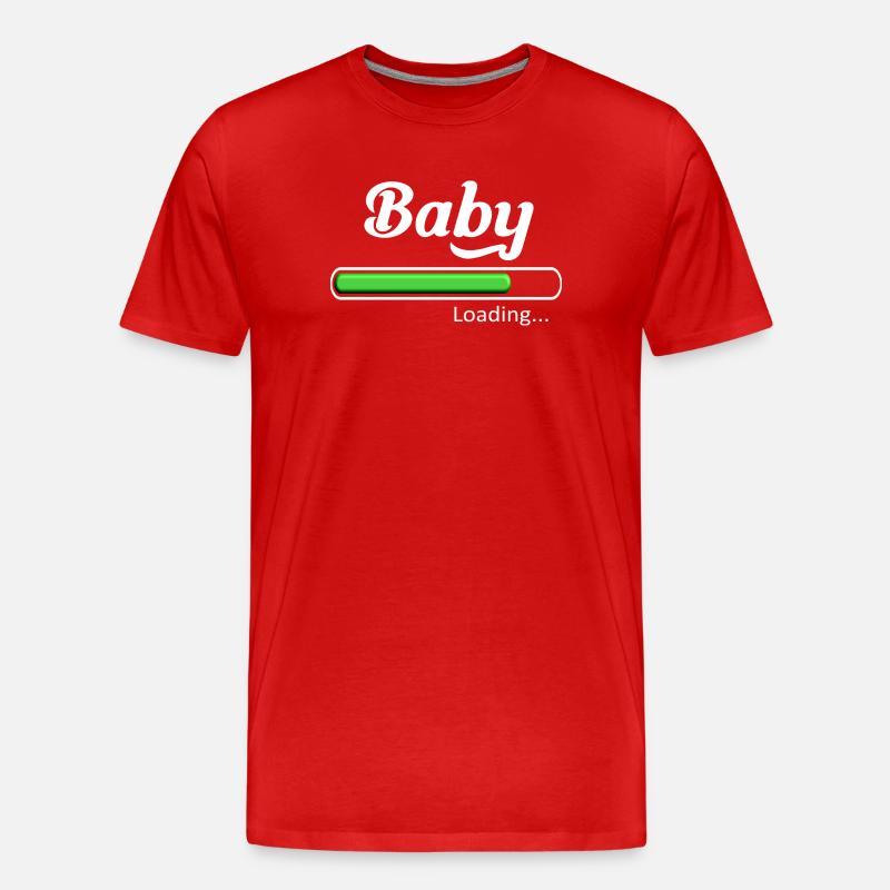 Baby loading. - T-shirt bio Premium Homme - rouge