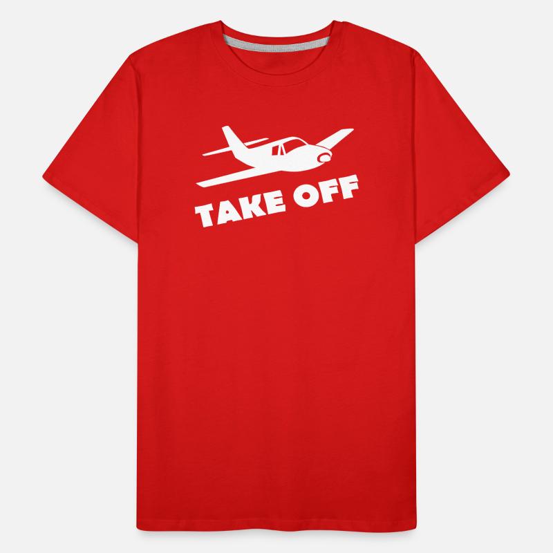 TAKE OFF Men's Premium Organic T-Shirt
