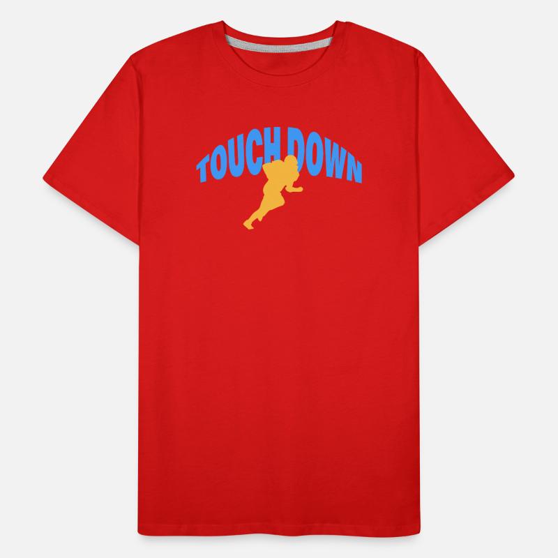 TOUCH DOWN Men's Premium Organic T-Shirt