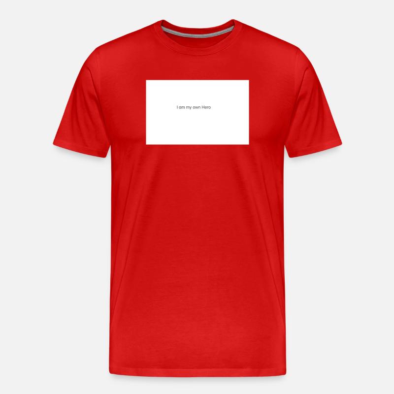 Kraft - Männer Premium Bio T-Shirt - Rot