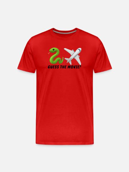 Guess the Movie Funny Humorous - Men's Premium Organic T-Shirt - red