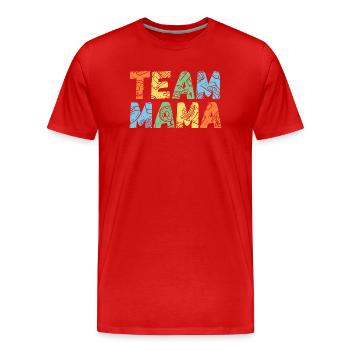 Mom Mother Mother's Day - Men's Premium Organic T-Shirt - red - Front - Damien (186cm)