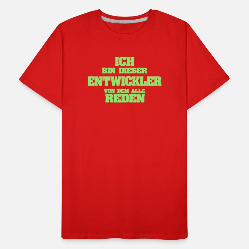 Developer as a profession Men's Premium Organic T-Shirt
