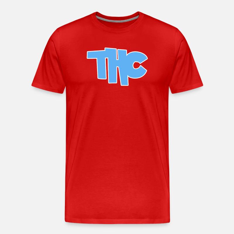 THC - Männer Premium Bio T-Shirt - Rot