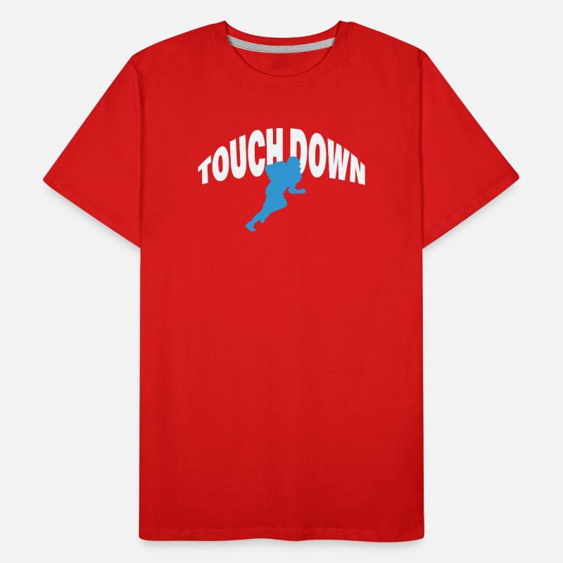 TOUCH DOWN Männer Premium Bio T-Shirt
