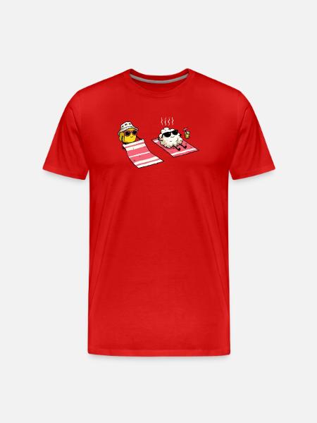 Summer is coming - Men's Premium Organic T-Shirt - red