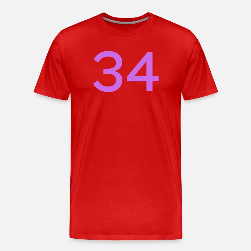 34 - T-shirt bio Premium Homme - rouge