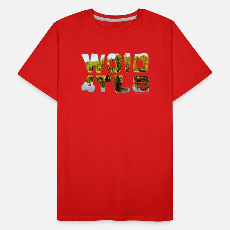 woid4tla - Wald4tler, Austrian dialect Men's Premium Organic T-Shirt