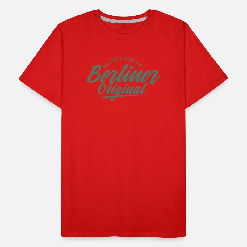Berlin Original Lettering Men's Premium Organic T-Shirt