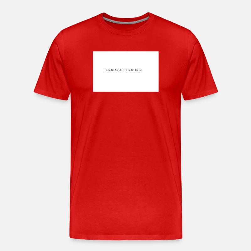 Begge sider vinder - Herre Premium T-shirt økologisk - rød