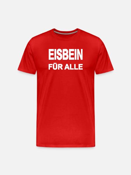 Eisbein - Männer Premium Bio T-Shirt - Rot