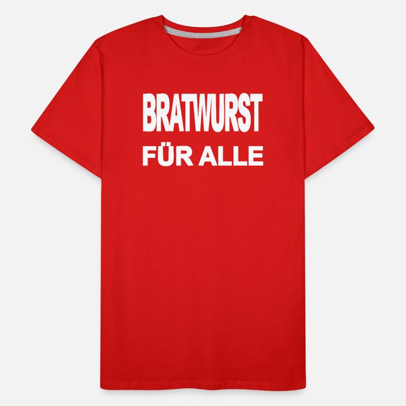 Bratwurst Männer Premium Bio T-Shirt