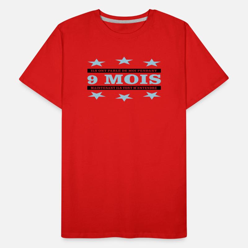9 MOIS T-shirt bio Premium Homme