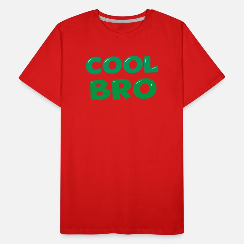 Bold Green Bro Men's Premium Organic T-Shirt