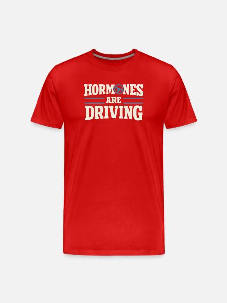 Perimenopause Humor Perimenopause - Men's Premium Organic T-Shirt - red