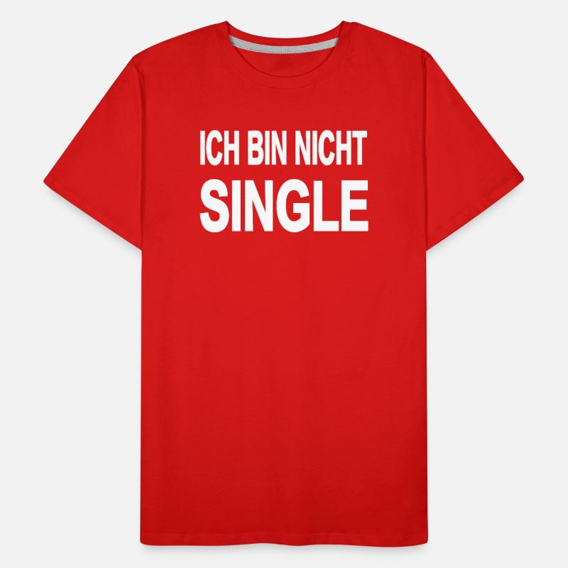 Single Männer Premium Bio T-Shirt