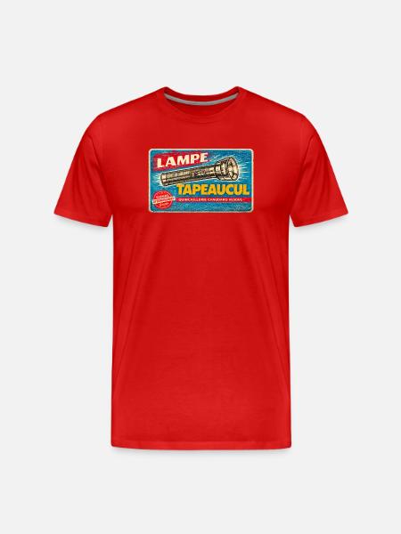 Lampe Tapeaucul – Reference 7eme compagnie - T-shirt bio Premium Homme - rouge