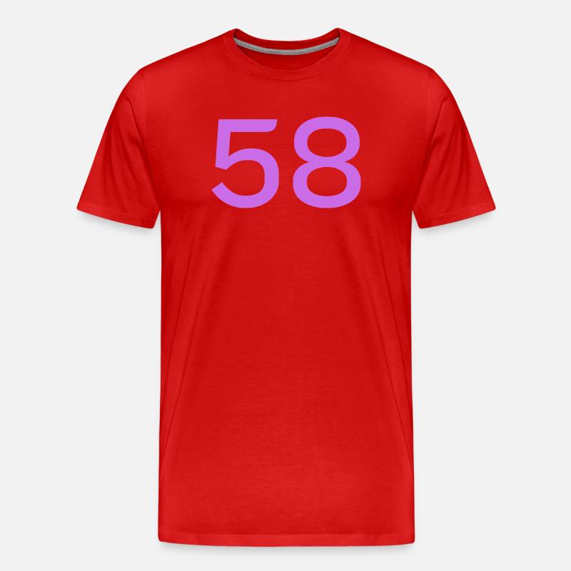 58 - T-shirt bio Premium Homme - rouge