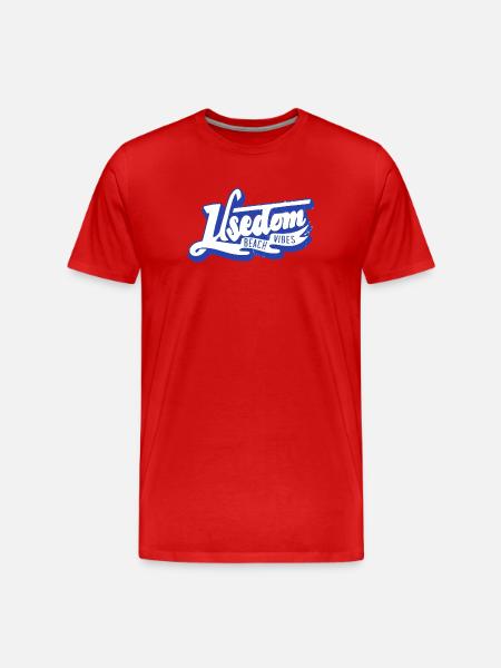 island usedom shirt - Men's Premium Organic T-Shirt - red