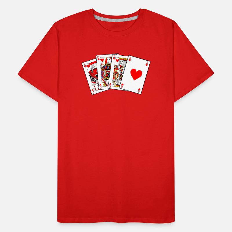 Valet Dame Roi As T-shirt bio Premium Homme