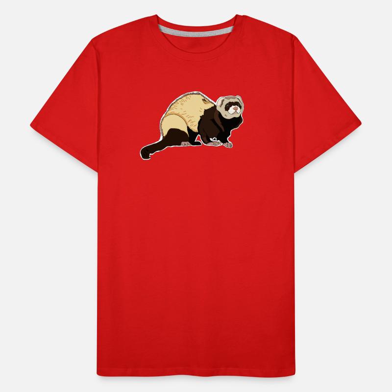 Frettchen Männer Premium Bio T-Shirt