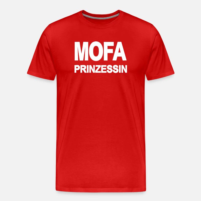 Mofa - Männer Premium Bio T-Shirt - Rot
