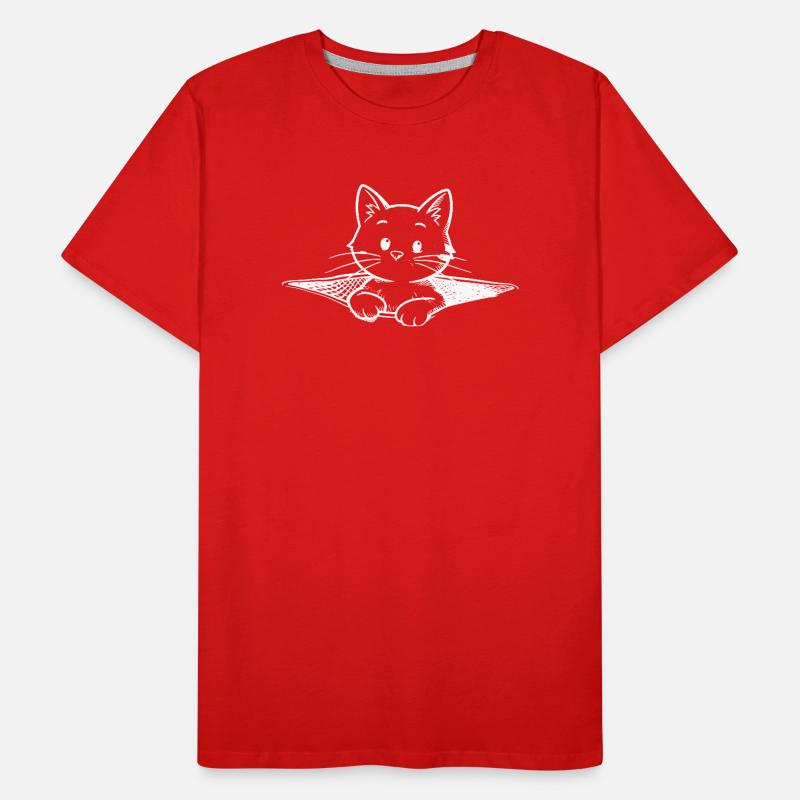 Small cat Men's Premium Organic T-Shirt