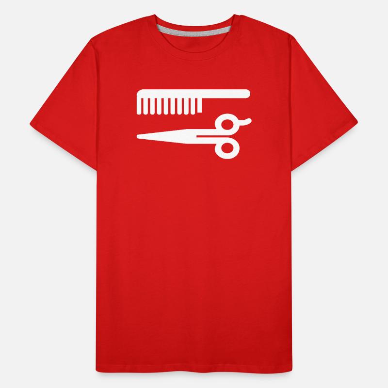 coiffeur T-shirt bio Premium Homme